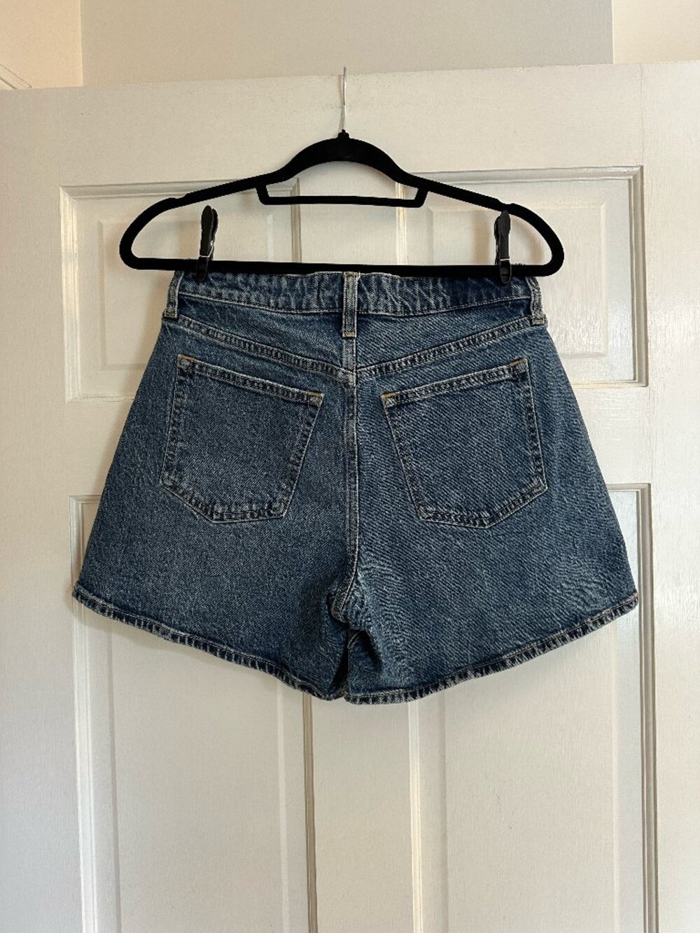 Abercrombie Curve Love High Rise Dad Short in Medium - Picture 2 of 5